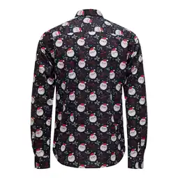 Netto Marken-Discount Only & Sons Hemd ONSALF XMAS Langarmhemd Angebot