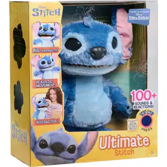 Netto Marken-Discount Just Play Kuscheltier Disney Stitch Ultimate Stitch Interactive Feature Plüschfigur Angebot