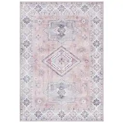 Netto Marken-Discount NYVI Teppich Asmar - Pflegeleicht, Langlebig, für Innenräume Größe:80x150 cmFarbe:Altrosa Gratia Angebot