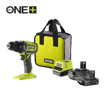 toom Baumarkt Ryobi Akku-Bohrschrauber 'One+ RDD18-2C415S' 18 V mit 2 Akkus und Ladegerät Angebot