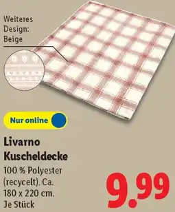 Lidl Livarno Kuscheldecke Angebot