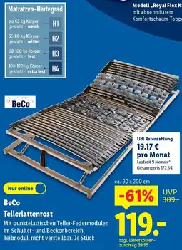 Lidl BeCo Tellerlattenrost Angebot