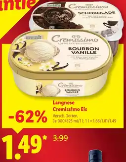 Lidl Langnese Cremissimo Eis Angebot