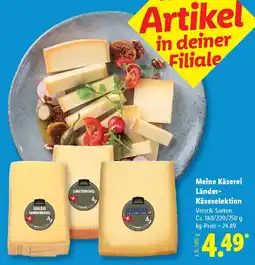 Lidl Meine Käserei Länder Käseselektion Angebot