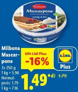 Lidl Milbona Mascarpone Angebot