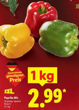 Lidl Paprika Mix Angebot