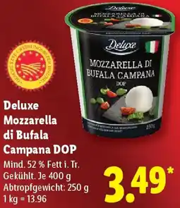Lidl Deluxe Mozzarella di Bufala Campana DOP Angebot