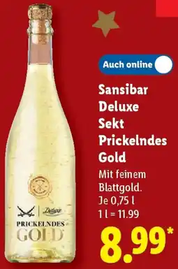 Lidl Sansibar Deluxe Sekt Prickelndes Gold Angebot