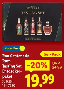 Lidl Ron Centenario Rum Tasting Set Entdeckerpaket Angebot
