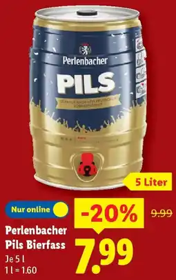 Lidl Perlenbacher Pils Bierfass Angebot