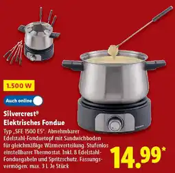 Lidl Silvercrest Elektrisches Fondue Angebot