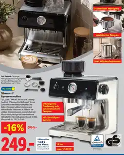 Lidl Silvercrest Espressomaschine Angebot