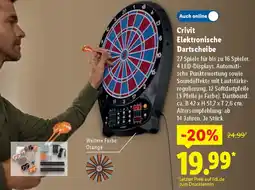 Lidl Crivit Elektronische Dartscheibe Angebot