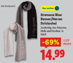 Lidl Strenesse Blue Damen/Herren Strickschal Angebot