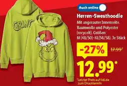 Lidl Herren-Sweathoodie Angebot