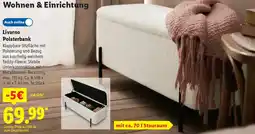 Lidl Livarno Polsterbank Angebot