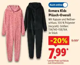 Lidl Esmara Kids Plüsch-Overall Angebot