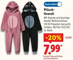Lidl Plüsch Overall Angebot