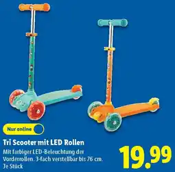 Lidl Tri Scooter mit LED Rollen Angebot