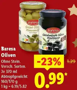 Lidl Baresa Oliven Angebot
