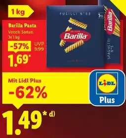 Lidl Barilla Pasta Angebot