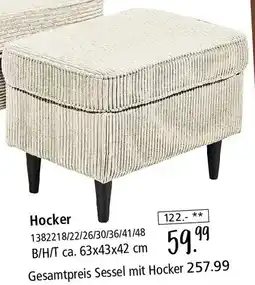 Zurbrüggen Hocker Angebot