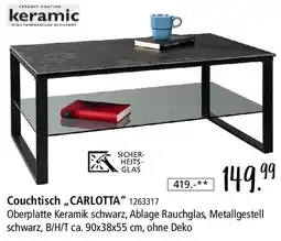 Zurbrüggen Couchtisch ,,CARLOTTA" Angebot