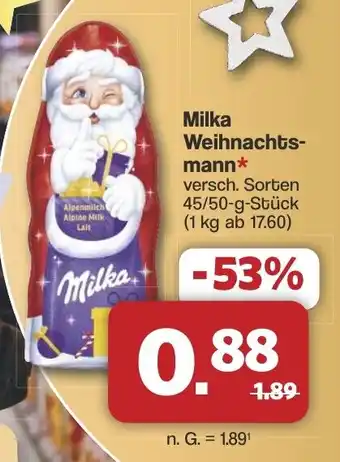 Famila Nord West Milka Weihnachtsmann Angebot