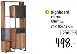 Zurbrüggen Highboard Angebot