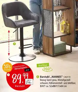 Zurbrüggen Barstuhl ,,HANNES" Angebot