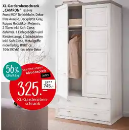 Zurbrüggen XL-Garderobenschrank CAMRON Angebot