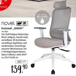 Zurbrüggen Novel Drehstuhl ,,JEREMY" Angebot