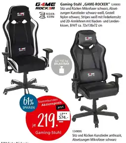 Zurbrüggen Gaming-Stuhl „GAME-ROCKER" Angebot