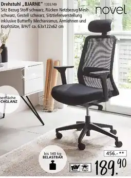 Zurbrüggen Novel Drehstuhl ,,BJARNE" Angebot