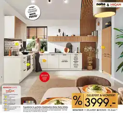 Zurbrüggen Traumküche in perfekter Kombination-Küche Nolte Velluto Angebot