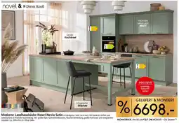 Zurbrüggen Moderne Landhausküche Novel Nevia Satin Angebot