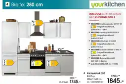 Zurbrüggen Küchenblock 280 Angebot