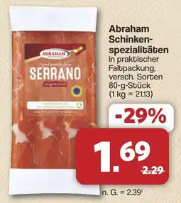 Famila Nord West Abraham Schinkenspezialitäten Angebot