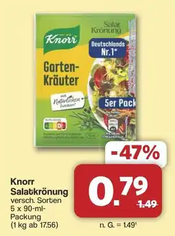 Famila Nord West Knorr Salatkrönung Angebot