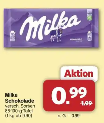 Famila Nord West Milka Schokolade Angebot