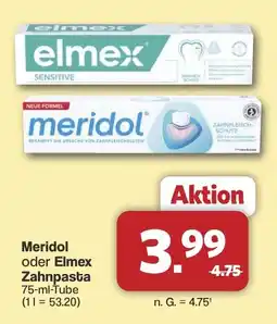 Famila Nord West Meridol oder Elmex Zahnpasta Angebot
