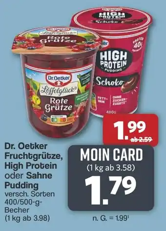 Famila Nord West Dr. Oetker Fruchtgrütze, High Protein oder Sahne Pudding Angebot