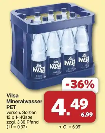 Famila Nord West Vilsa Mineralwasser PET Angebot