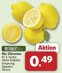 Famila Nord West NATURWERT Bio Bio Zitronen Angebot
