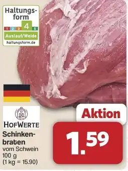 Famila Nord West HOFWERTE Schinkenbraten Angebot
