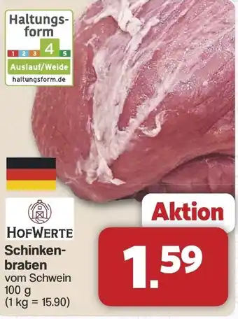 Famila Nord West HOFWERTE Schinkenbraten Angebot