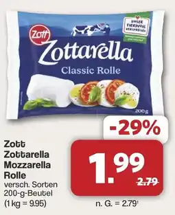 Famila Nord West Zott Zottarella Mozzarella Rolle Angebot
