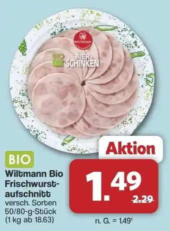 Famila Nord West BIO Wiltmann Bio Frischwurstaufschnitt Angebot