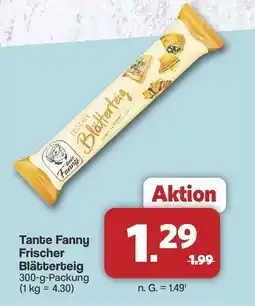 Famila Nord West Tante Fanny Frischer Blätterteig Angebot