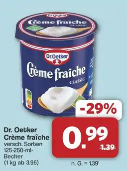 Famila Nord West Dr. Oetker Crème fraîche Angebot